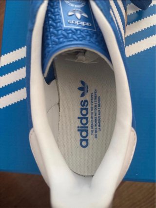 Adidas Gazelle Azul y Blanco