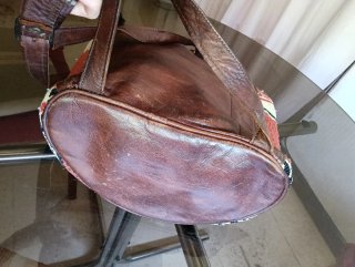 Mochila Cuero y Lona