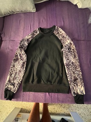 Jersey con estampado animal print