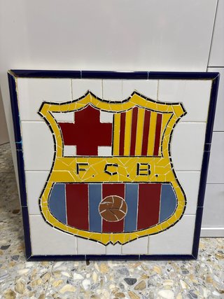 FCB Escudo Mosaico Cerámica