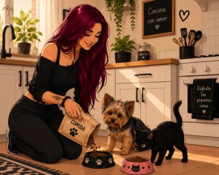 Cuidadora animales