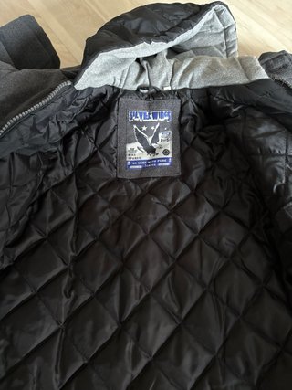 Chaqueta niño gris T. 5-6 años