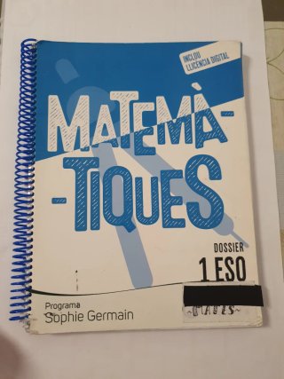 Matemàtiques, 1ERO Y 2DO ESO