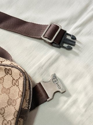 Riñonera Gucci GG Canvas Beige