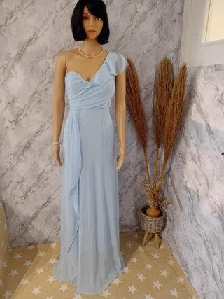 Vestido largo fiesta azul