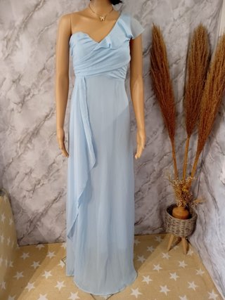 Vestido largo fiesta azul