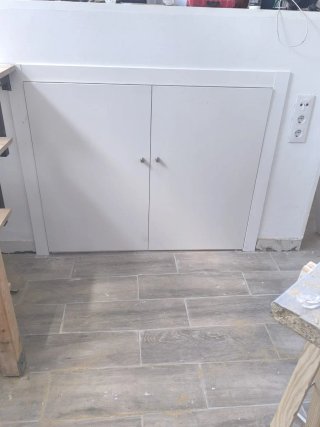 Barandilla de madera para escaleras