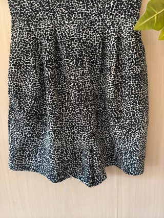 Mono Corto Zara Estampado Animal Print Talla XS