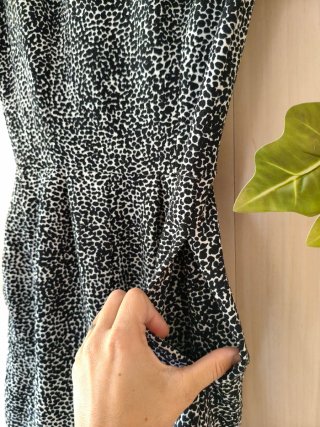 Mono Corto Zara Estampado Animal Print Talla XS