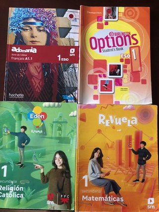 Libros de texto 1o Eso