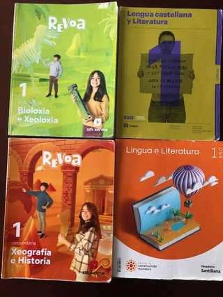 Libros de texto 1o Eso