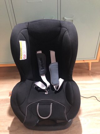 Silla coche bebé negra