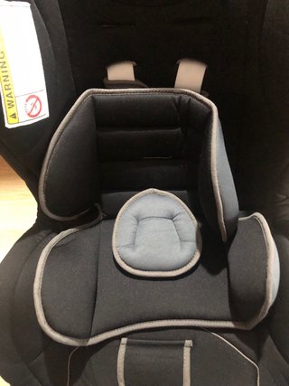 Silla coche bebé negra
