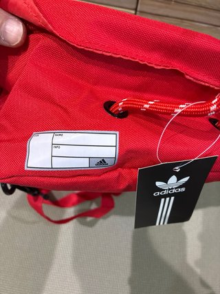 Bolsa bandolera Adidas Porta Zapatillas Roja.Nueva