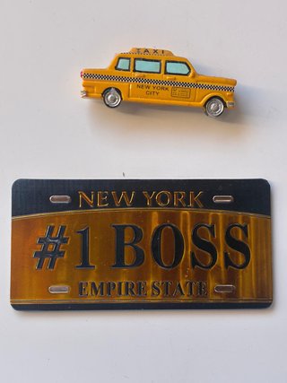 Lote 3 imanes Nueva York NYC souvenirs originales