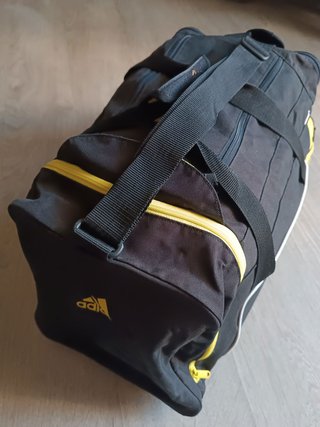 Bolsa Deporte Adidas F50 Negra y Amarilla