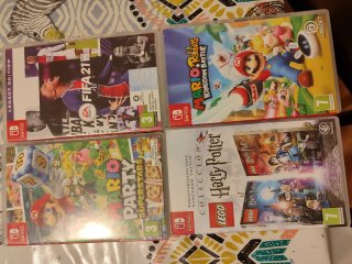 Cajas vacías originales de juegos Nintendo Switch