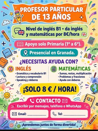 Profesor en granada