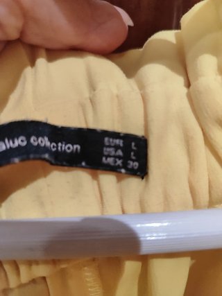 Pantalón Zara Amarillo
