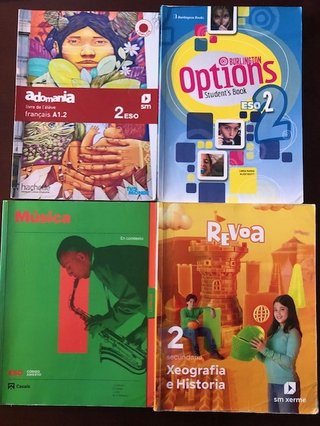 Libros de texto 2o Eso