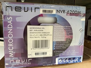 Microondas Nevir NVR-6200M 20L Blanco