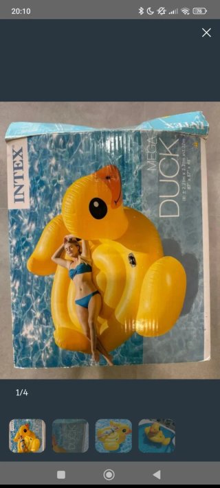 Pato Hinchable Gigante Intex Mega Duck