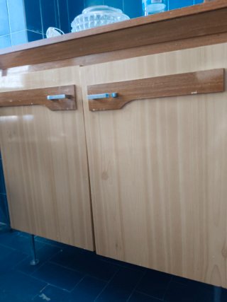 Muebles de cocina madera y metal