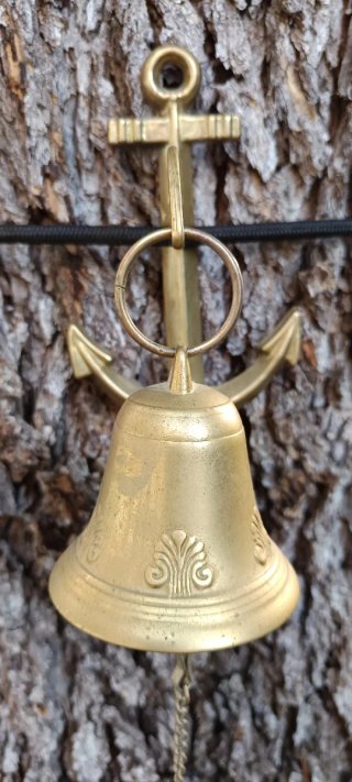 Campana Náutica Bronce Ancla