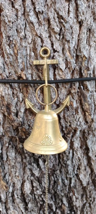 Campana Náutica Bronce Ancla