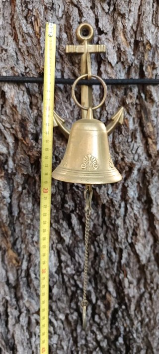 Campana Náutica Bronce Ancla