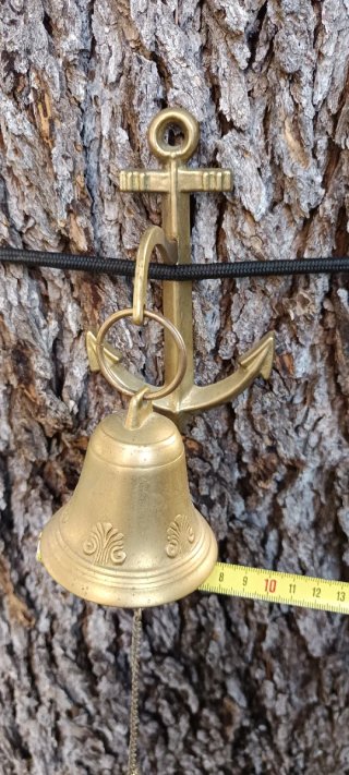 Campana Náutica Bronce Ancla