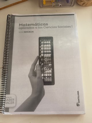 Libro matemáticas aplicadas a las ciencias sociale