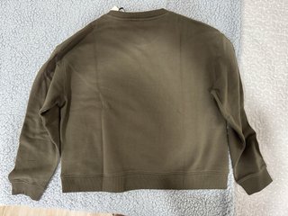 Sudadera bomber de mujer cuello redondo con logo