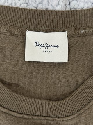 Sudadera bomber de mujer cuello redondo con logo
