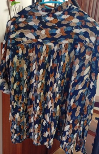 Camisa Estampada Hojas Talla XXL