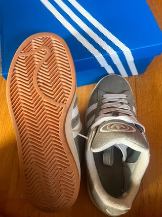 Zapatillas Adidas Campus Gris Talla 37 1/3