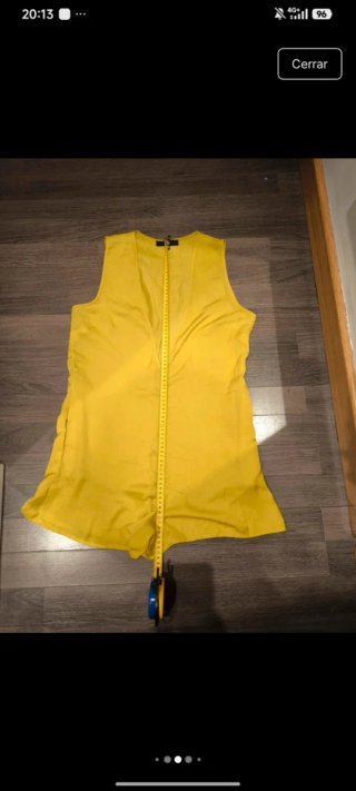 Mono satén amarillo oscuro