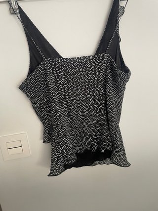 Blusa Zara tirantes lunares