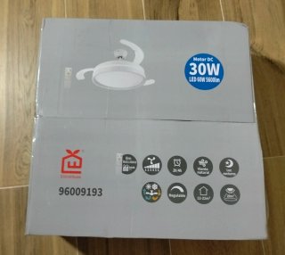Ventilador de Techo con Luz LED EX