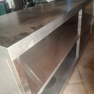 Mostrador de acero inoxidable