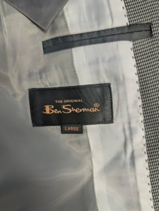 Americana Ben Sherman Gris y Negra