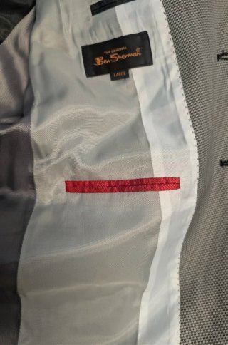 Americana Ben Sherman Gris y Negra