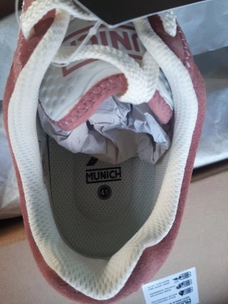 Zapatillas Munich Rosa y Blanco Talla 38