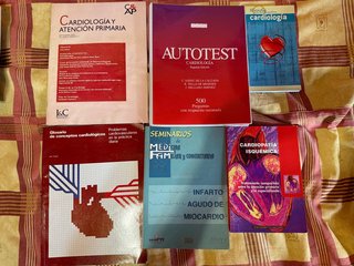 7 libros de cardiologia y atención primaria.