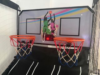 Canasta Doble Arcade Baloncesto homcom