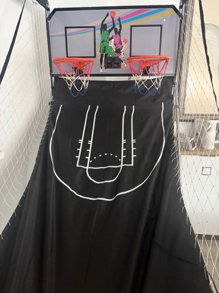 Canasta Doble Arcade Baloncesto homcom