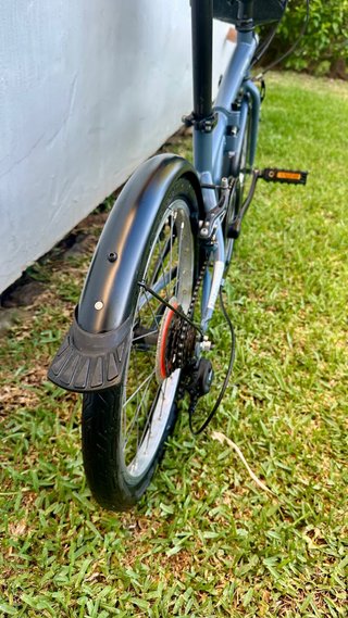 Bicicleta Plegable BTWIN Gris