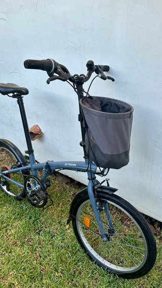 Bicicleta Plegable BTWIN Gris