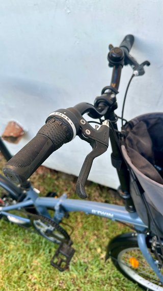 Bicicleta Plegable BTWIN Gris