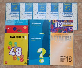 Cuadernos de Matemáticas Primaria - desde 1€